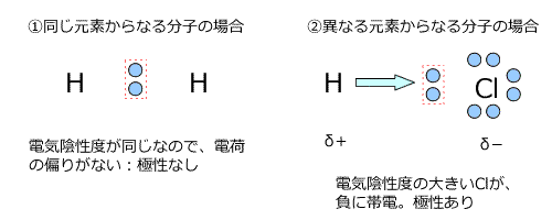 同じ元素/異なる元素