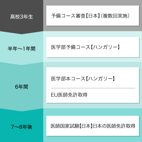 医学部予備コース（医学部予備コース：半年～1年）