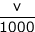 v/1000